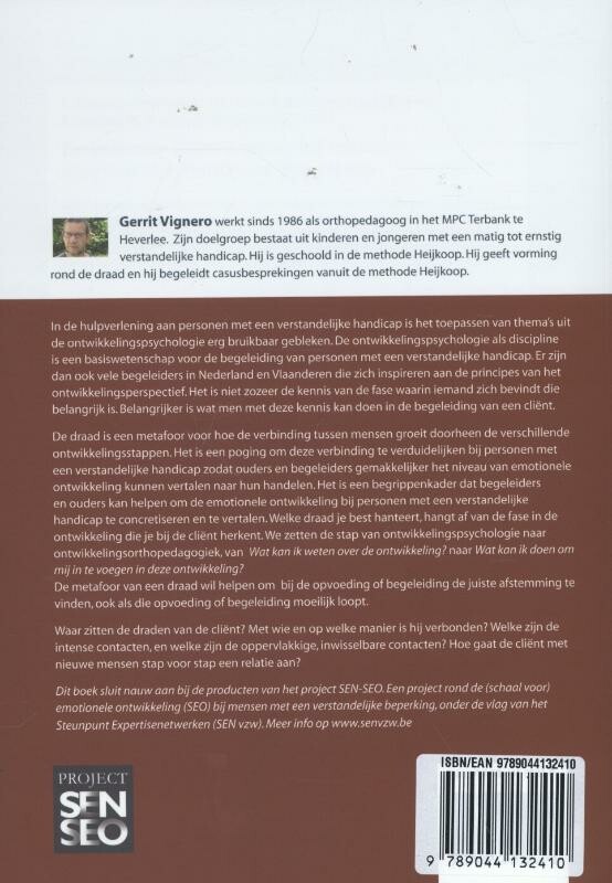 De draad tussen client en begeleider achterkant