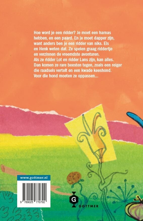Ridder Lot en ridder Lans achterkant