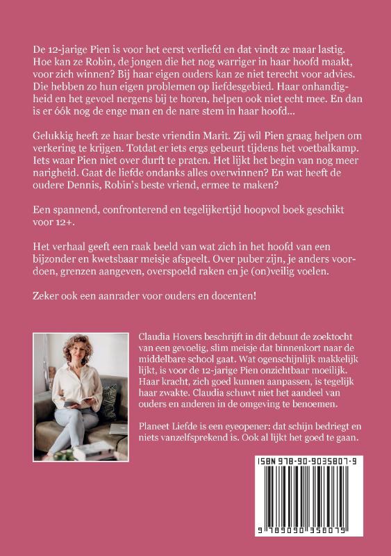 Planeet liefde achterkant