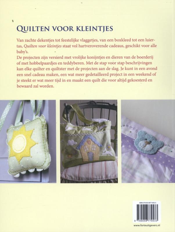 Quilten voor kleintjes achterkant