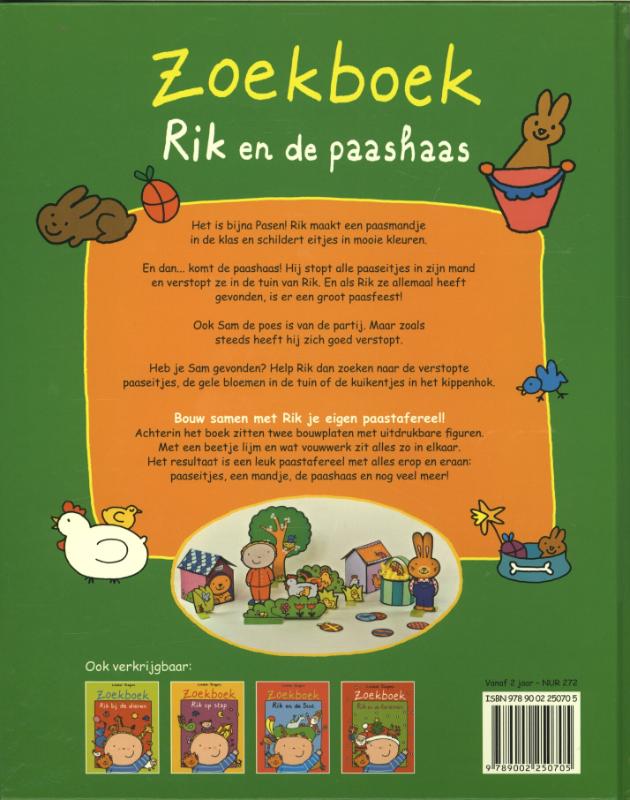Rik en de paashaas / Zoekboeken achterkant
