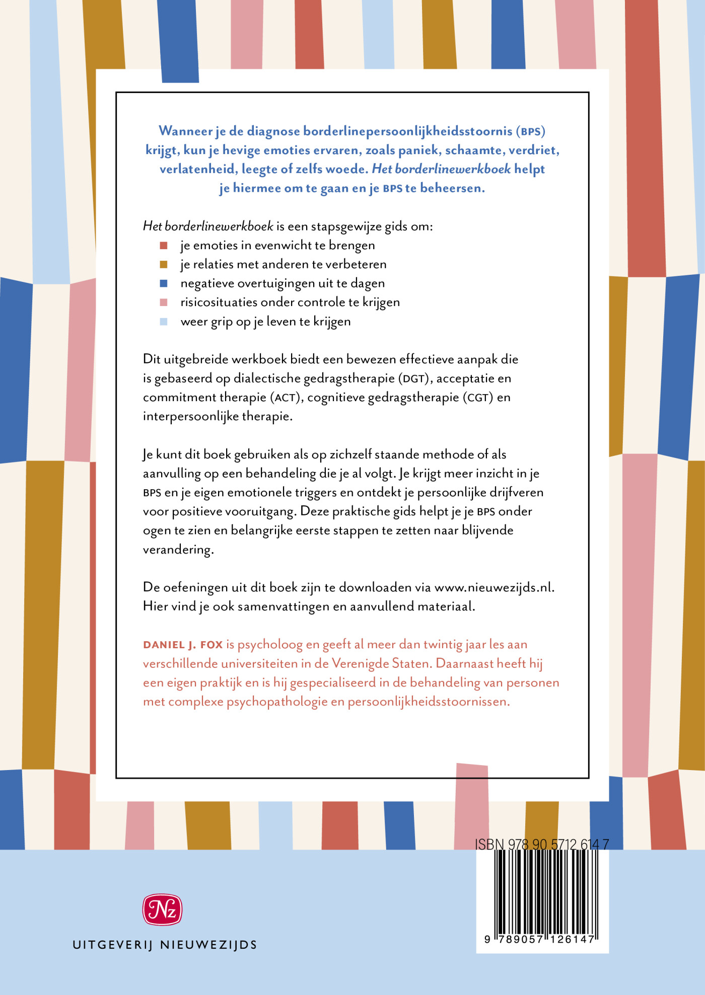 Het borderlinewerkboek achterkant