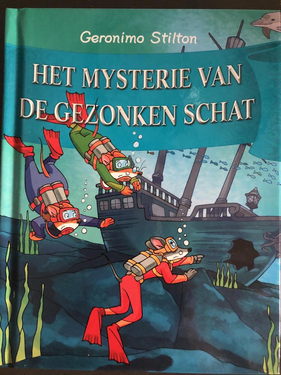 boekenbalie_9789085924005_cover Geronimo Stilton - Het mysterie van de gezonken schat