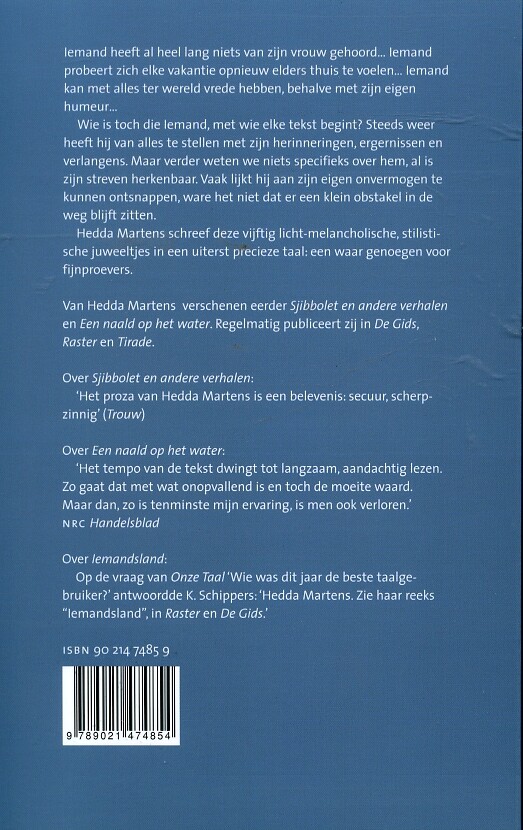 Iemandsland achterkant