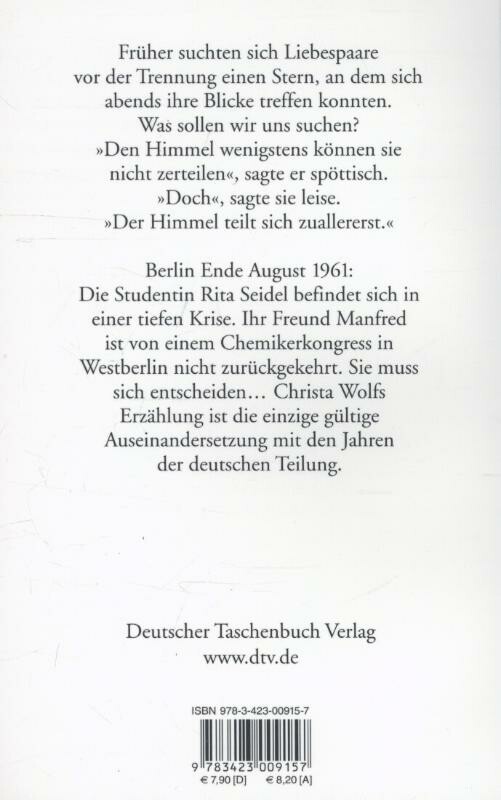 Der geteilte Himmel achterkant