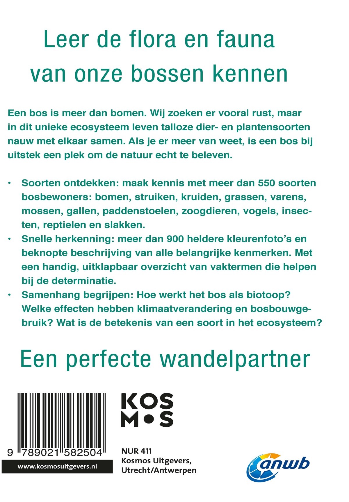 ANWB Bosgids / ANWB natuurgidsen achterkant