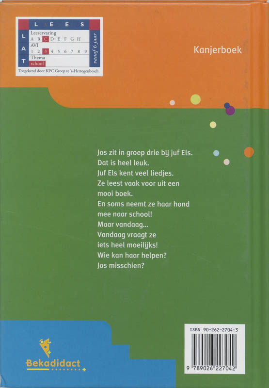 Bij juf Els / Lang zullen ze lezen! Bij juf Els / Lang zullen ze lezen! achterkant