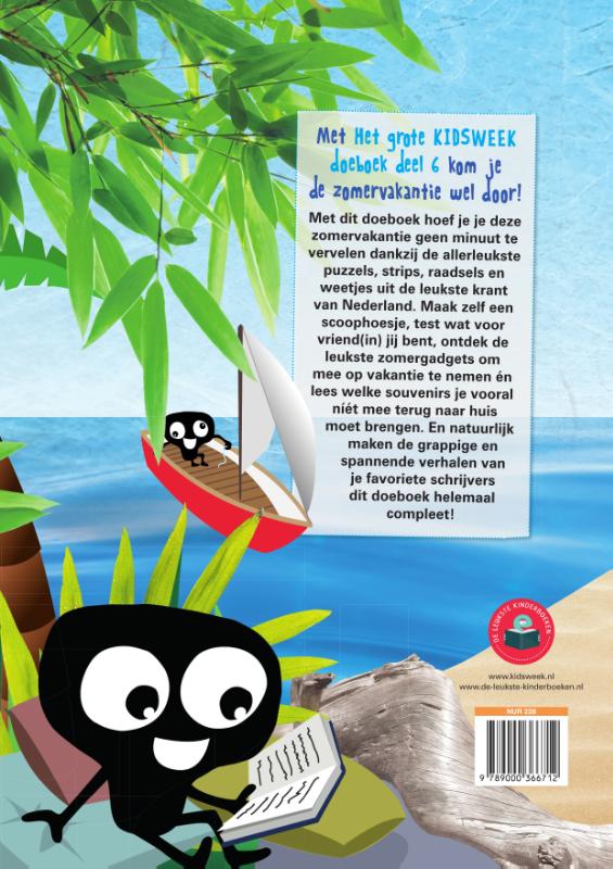 Kidsweek  -  Het grote Kidsweek doeboek 6 achterkant