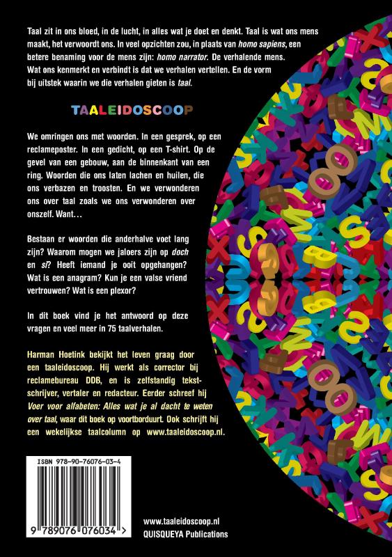 Taaleidoscoop achterkant