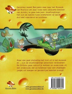 Operatie Shoefongfong / Geronimo Stilton-reeks achterkant