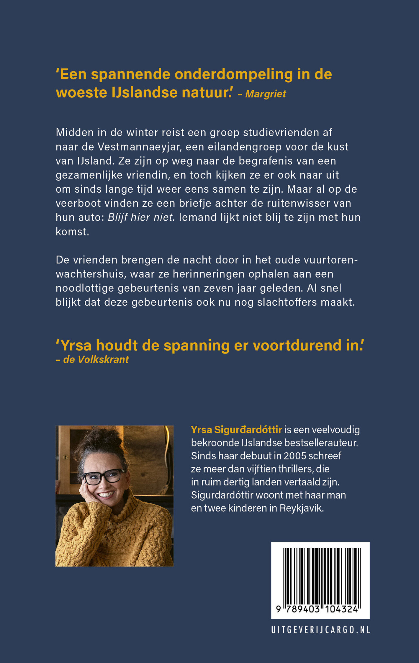 Blijf hier niet / Zwart IJs / 2 achterkant