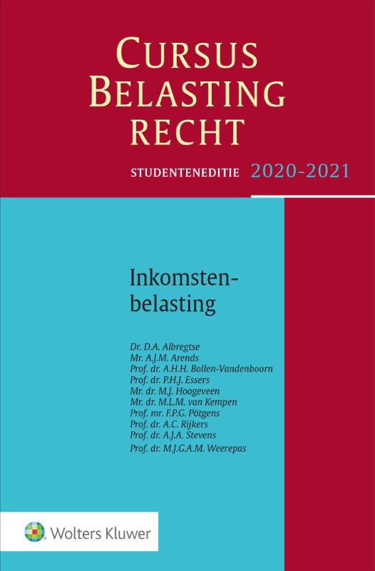 Cursus Belastingrecht Inkomstenbelasting 2020-2021