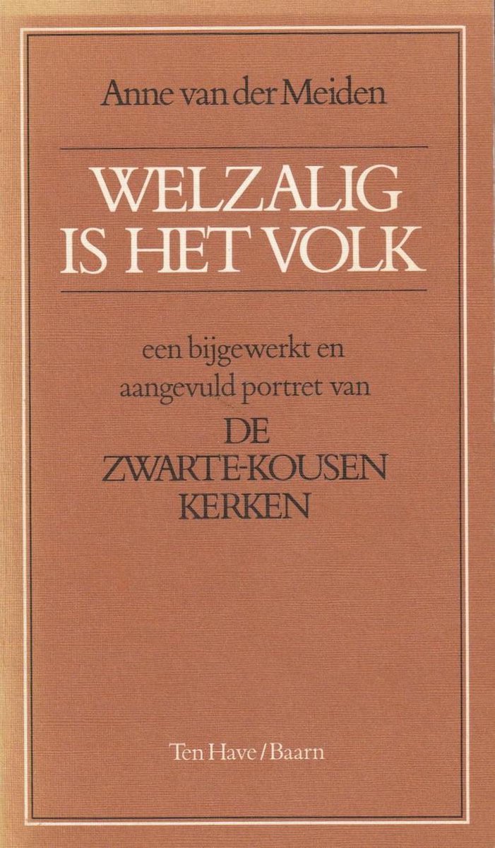 Welzalig is het volk