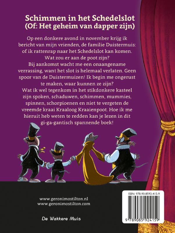 Schimmen in het Schedelslot / Geronimo Stilton achterkant