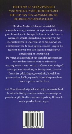 Het kleine waarzegboekje achterkant
