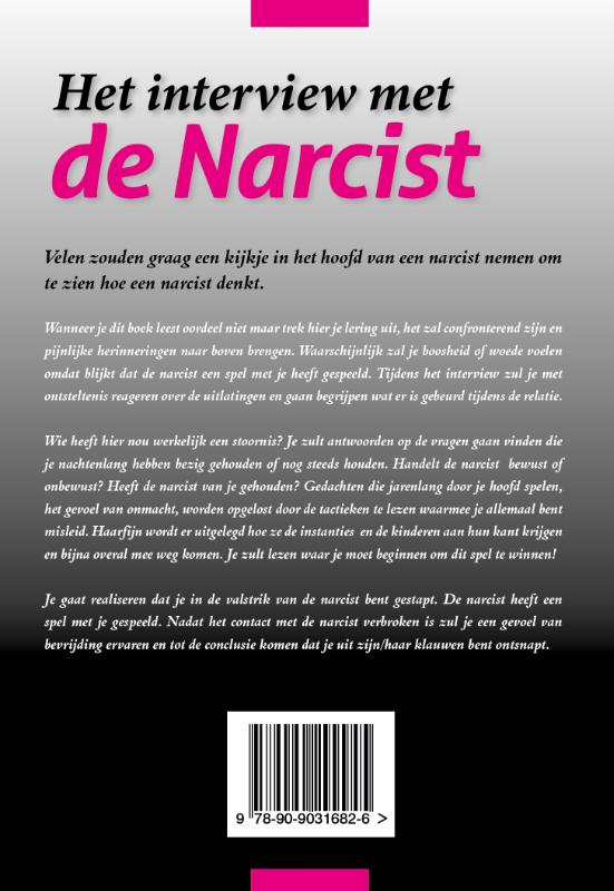 Het interview met de Narcist achterkant