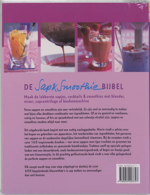 Sap En Smoothiebijbel achterkant