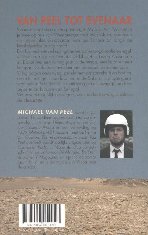 Van Peel tot Evenaar achterkant