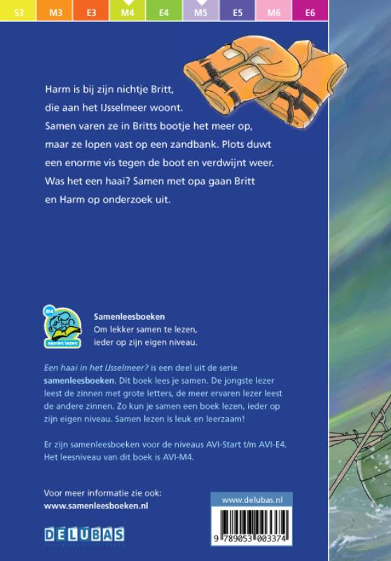 Een haai in het IJsselmeer? / Samenleesboeken achterkant