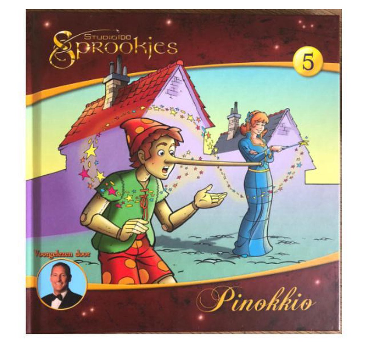 boekenbalie_5414233189893_cover pinokkio sprookjes luister CD met boek 20 x 20 cm