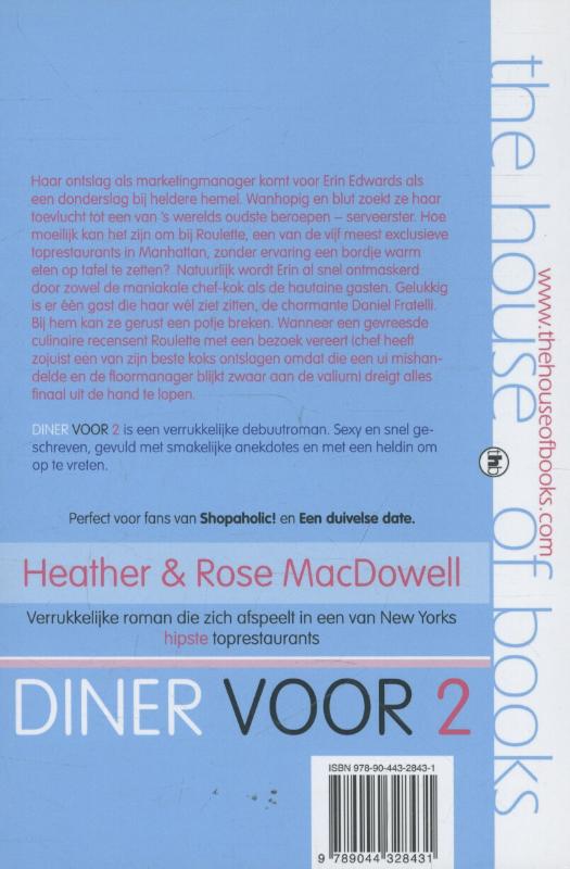 Diner voor 2 Diner voor 2 achterkant