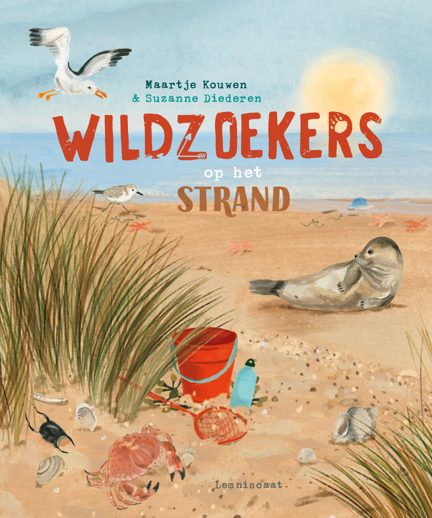 Wildzoekers op het strand / Wildzoekers
