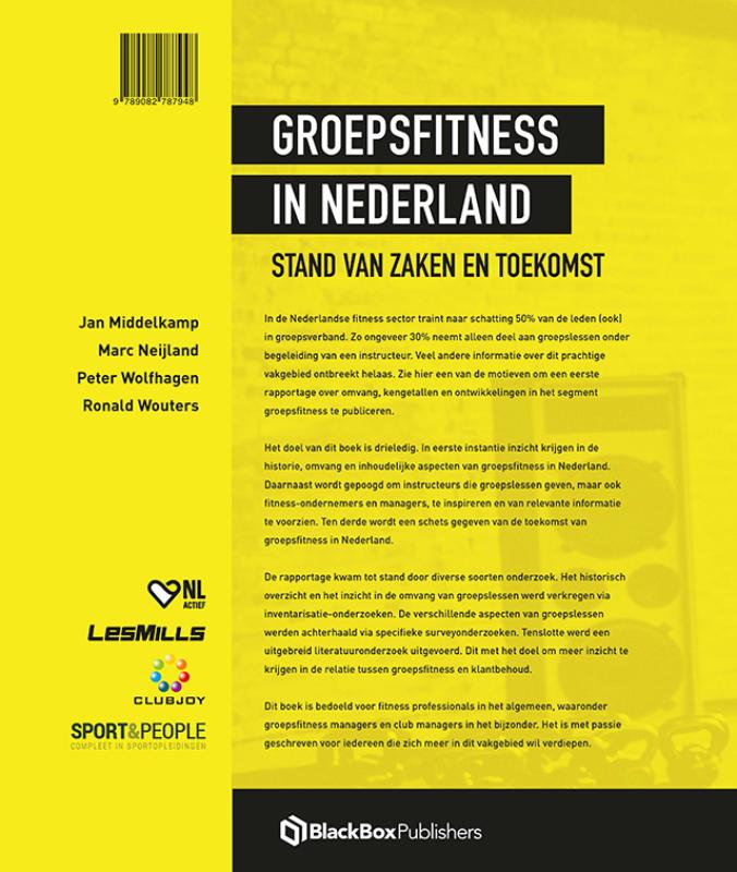 Groepsfitness in Nederland achterkant