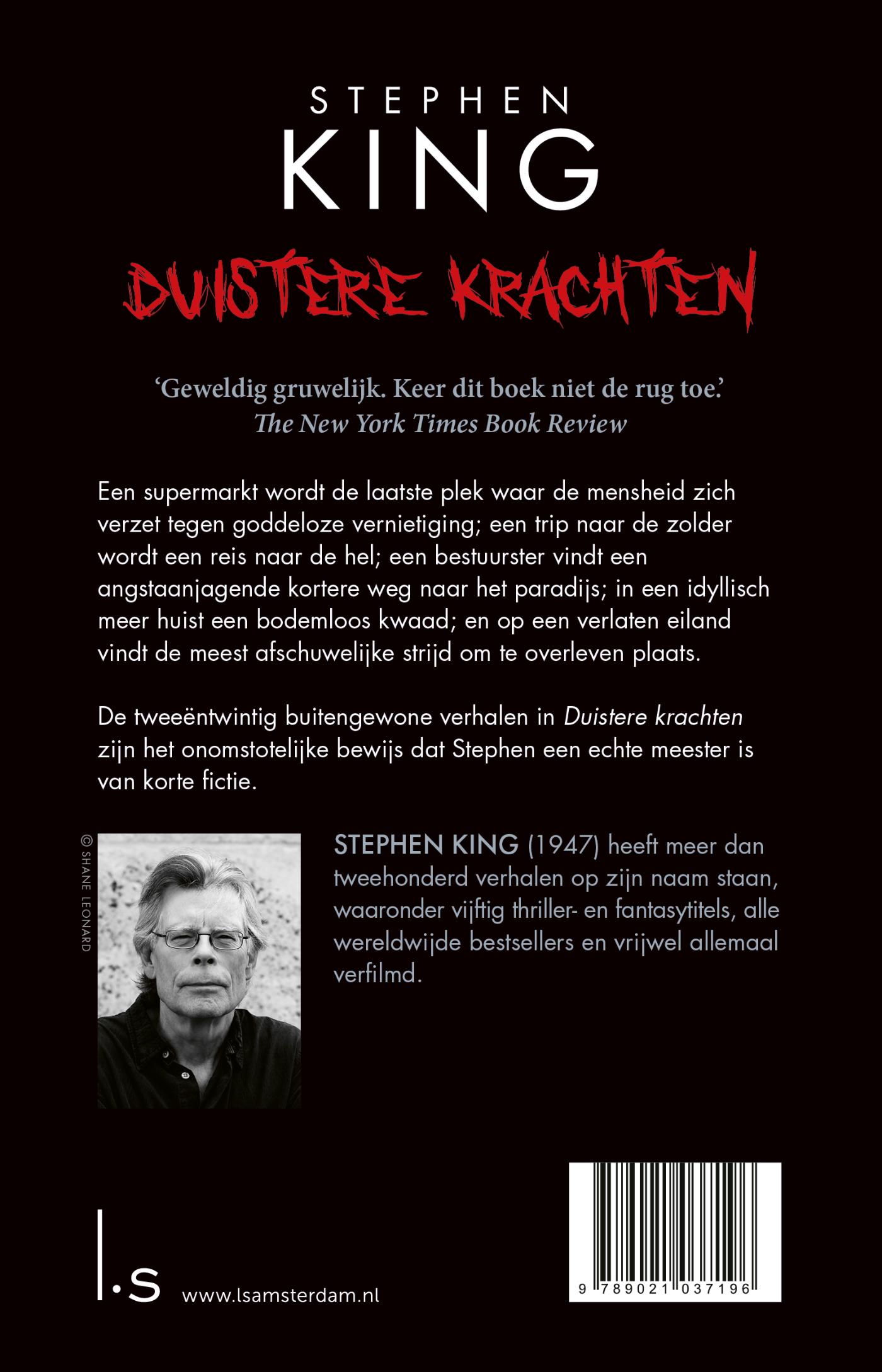 Duistere krachten achterkant