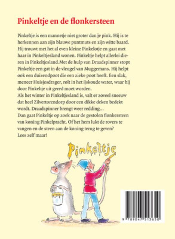 Pinkeltje en de flonkersteen / Pinkeltje / 9 achterkant