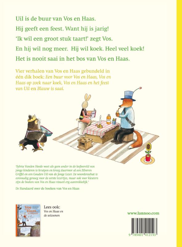 Het grote voorleesboek van Vos en Haas achterkant