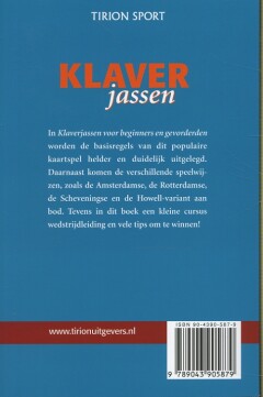 Klaverjassen voor beginners en gevorderden achterkant