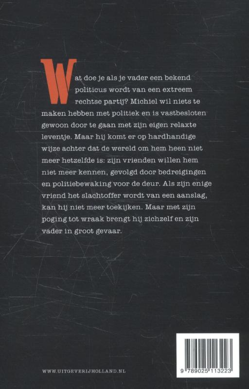 De kleur van bloed achterkant
