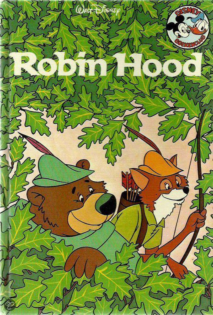 boekenbalie_9789032010201_cover 21 robin hood Walt disney boekenclub