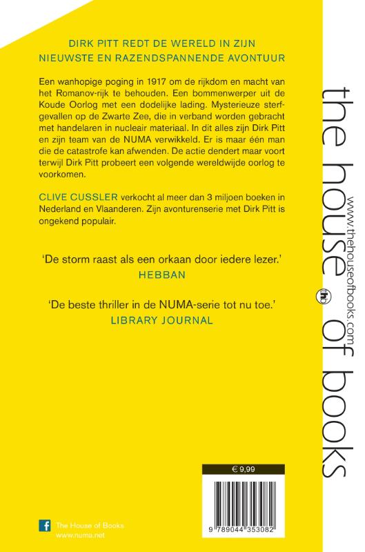 Dood op de Zwarte Zee / Dirk Pitt / 24 Dood op de Zwarte Zee / Dirk Pitt / 24 achterkant