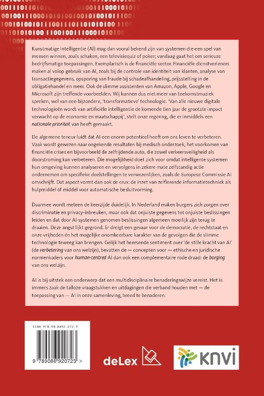 Multidisciplinaire aspecten van artificial intelligence achterkant