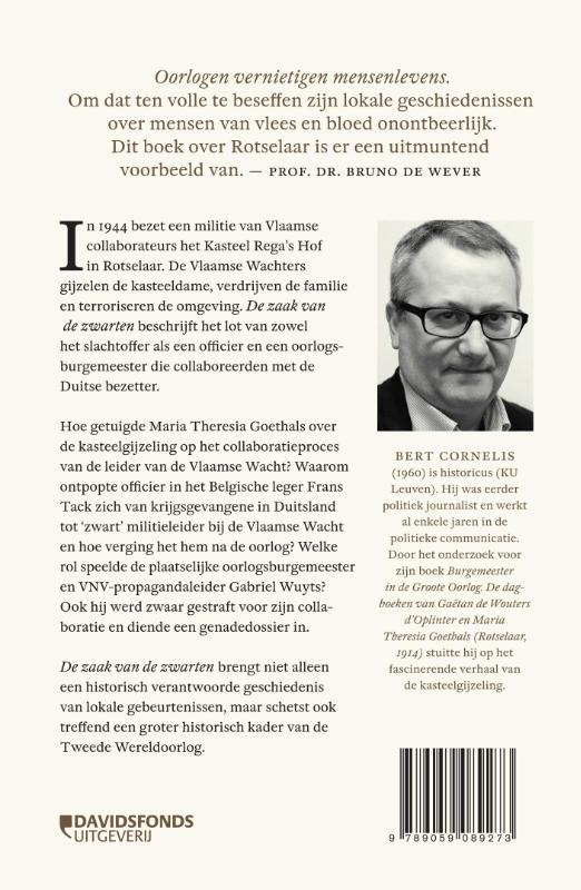 De zaak van de zwarten achterkant