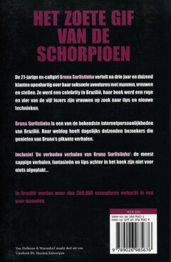 Het zoete gif van de schorpioen / Memoires achterkant