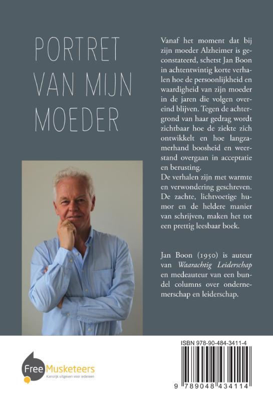 Portret van mijn moeder achterkant