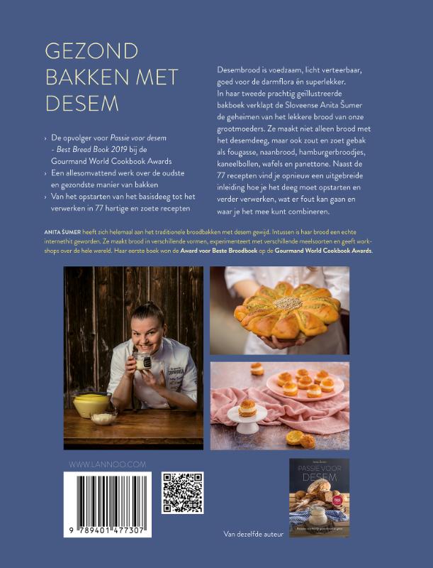 Bakken met desem achterkant