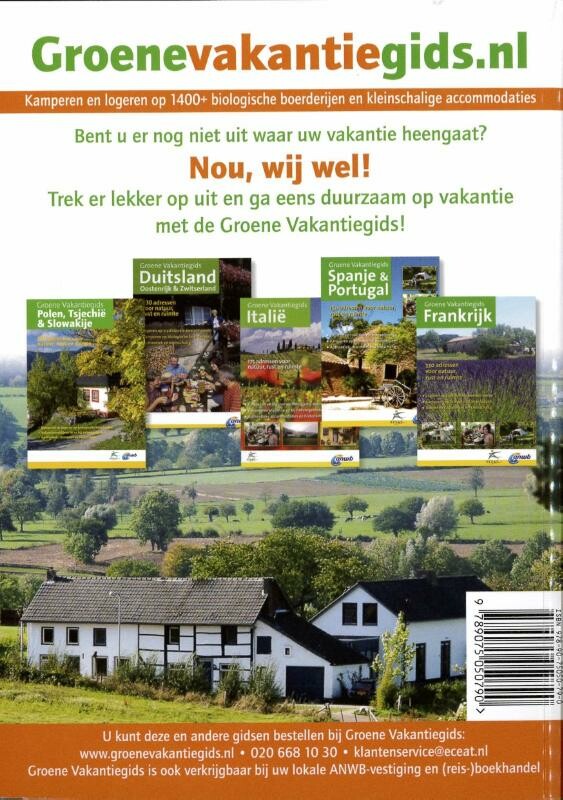 Nederland, Belgie en Luxemburg / Groene Vakantiegids achterkant