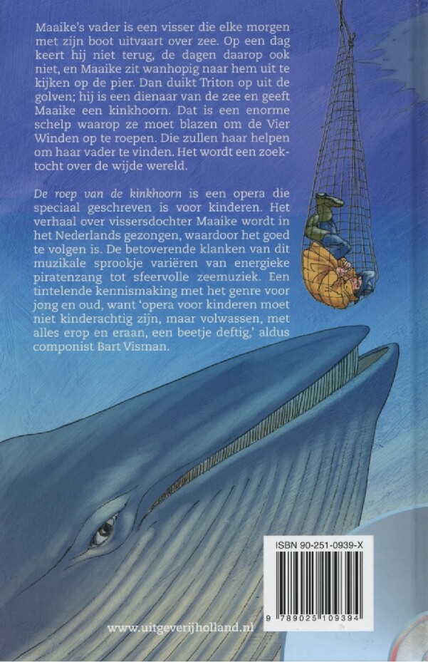 De roep van de kinkhoorn achterkant