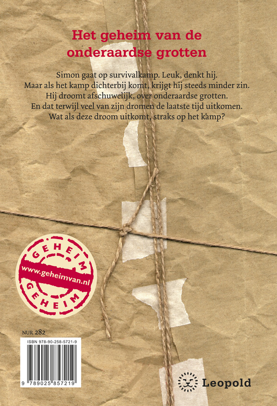 Het geheim van de onderaardse grotten / Het geheim van Het geheim van de onderaardse grotten / Het geheim van achterkant