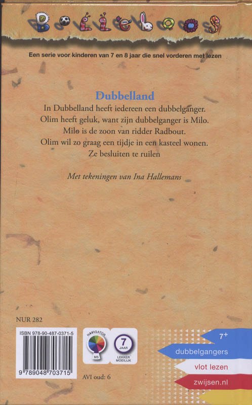 Dubbelland / Bolleboos achterkant