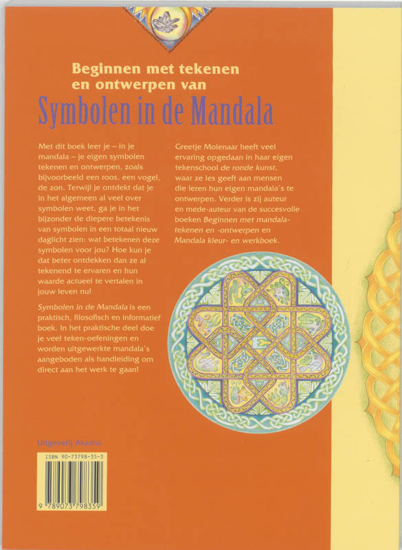 Symbolen in de Mandala achterkant