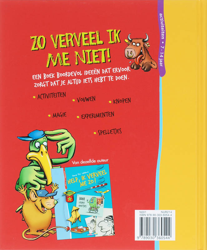 Zo verveel ik me niet! achterkant