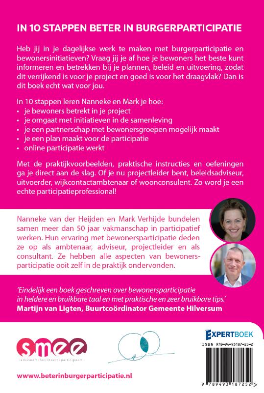 IN 10 STAPPEN BETER IN BURGERPARTICIPATIE / In 10 stappen achterkant