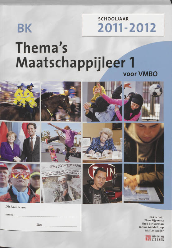 Thema's Maatschappijleer / 1 Vmbo Bk-Niveau / Deel Werkboek