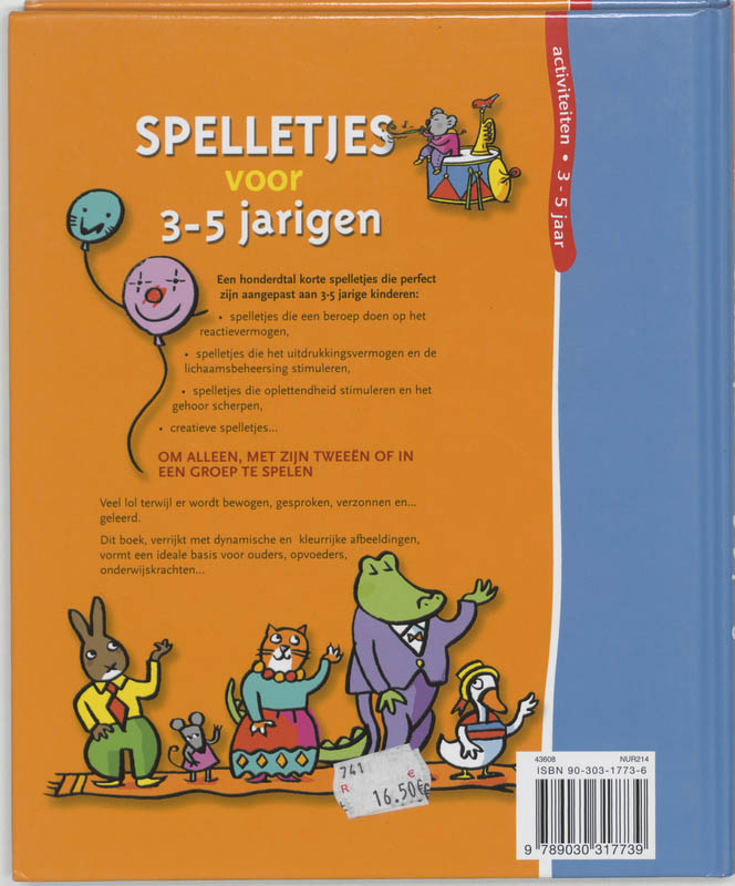 Spelletjes voor 3-5 jarigen achterkant