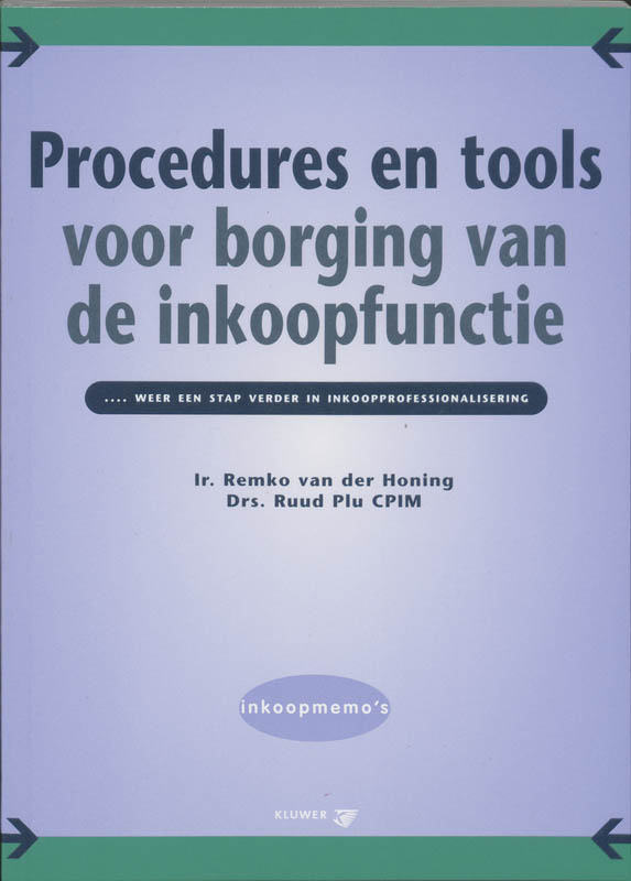 Procedures en tools voor borging van de inkoopfunctie / Inkoopmemo's