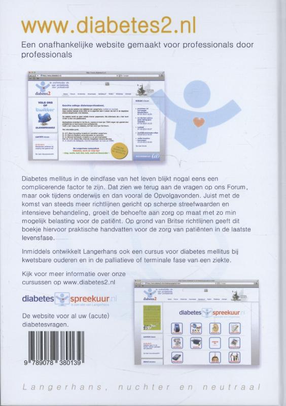 Diabeteszorg aan het eind van het leven achterkant